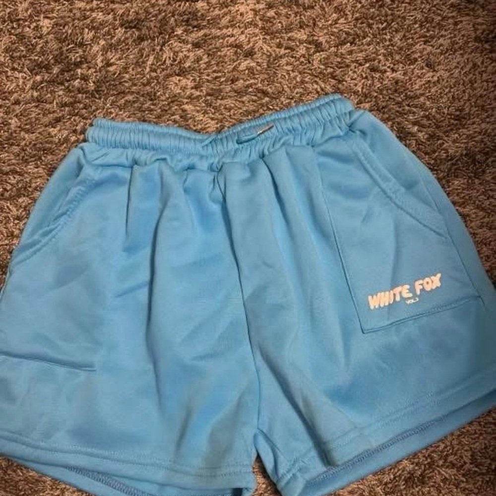 White Fox Boutique Blue Women's Shorts